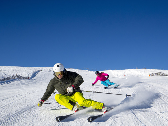 Carving von der Rosenkranzhöhe am Kreischberg