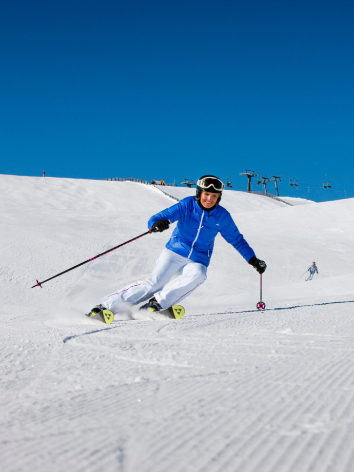 Skifahren von der Rosenkranzhöhe am Kreischberg